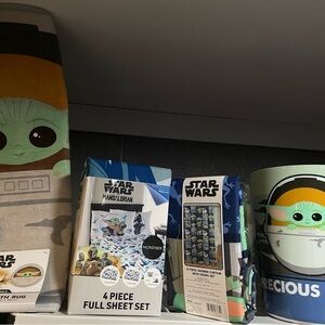Star Wars Mandalorian Baby Yoda Bedding Set with Accessories
